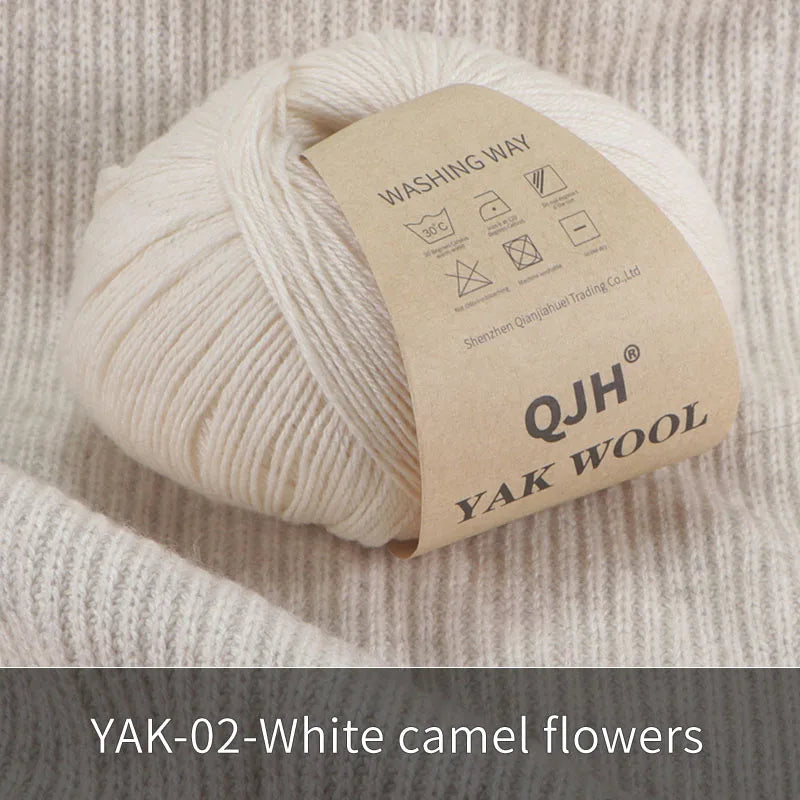 300gram Natural Mongolian Yak Wool Down Organic Mongolian Premium Yak Wool Yarn DIY Handmand Undyed Natural Colour Yarn
