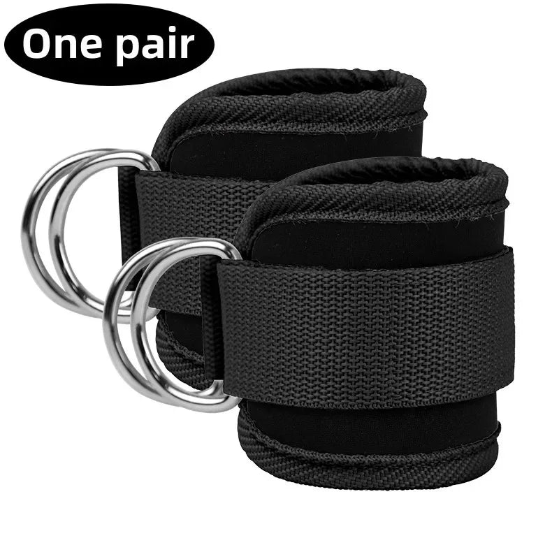 TPE Resistance Bands Ankle Straps Fitness Set D-Ring Support Ankle Cuffs Yoga Gym Equipment Guard Leg Strength Safety Extensions