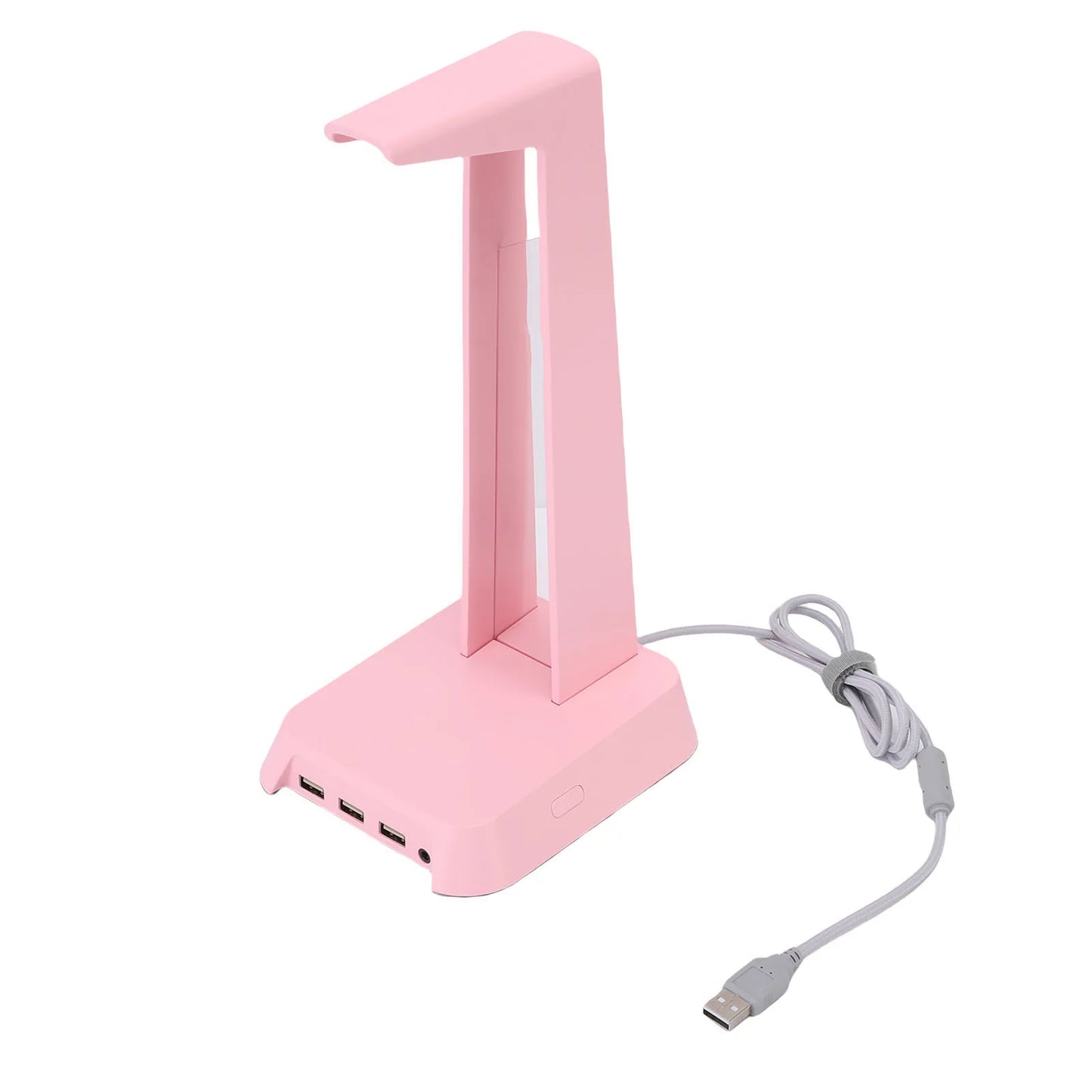 Gaming Headset Stand USB Port Multifunctional Colorful Lighting Desk Game Headphone Stand for Home