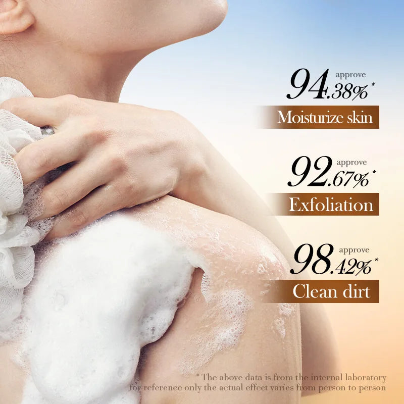 Natural Organic Oat Scrub Exfoliating Cleaning Soap Handmade Body and Face Deep Cleansing Soap Brighten Tender Skin Shrink Pores
