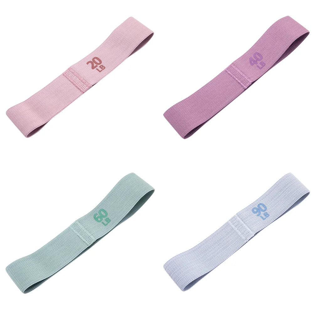 Resistance Bands for Legs and Butt Hip Glute Thigh Booty Elastic Workout Band Anti-Slip Stretch Fitness Strip Yoga Gym Equipment