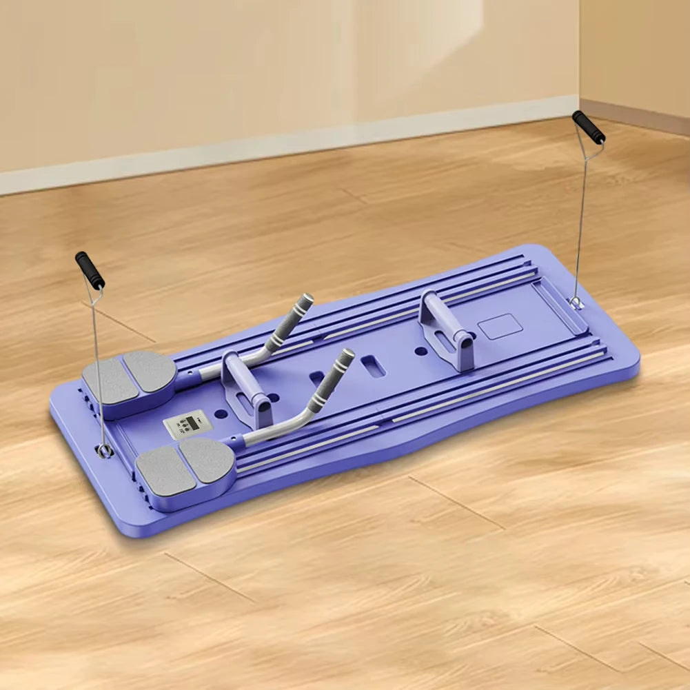 Pilates Reformer Pushup Board Non Slip Foldable Abdominal Workout Boards Fitness ABS Roller Machine Portable Push-Ups Stands
