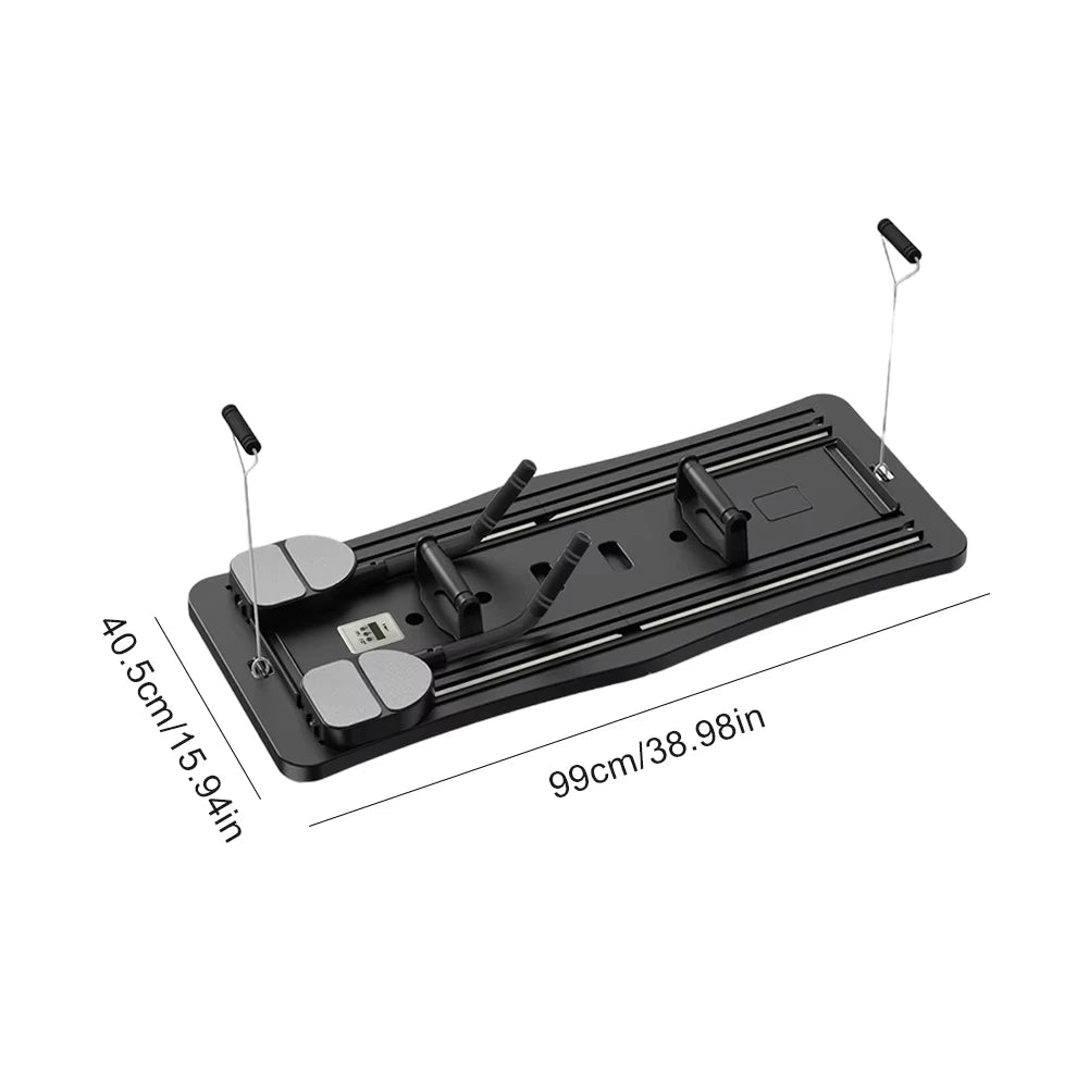 Pilates Reformer Pushup Board Non Slip Foldable Abdominal Workout Boards Fitness ABS Roller Machine Portable Push-Ups Stands