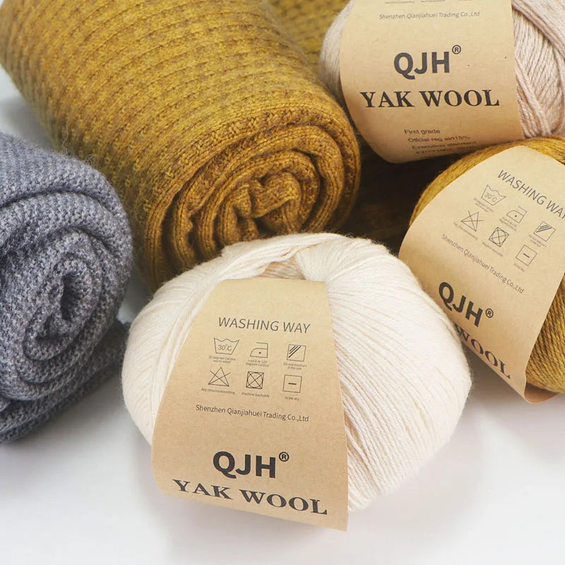 300gram Natural Mongolian Yak Wool Down Organic Mongolian Premium Yak Wool Yarn DIY Handmand Undyed Natural Colour Yarn