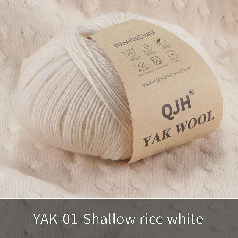 300gram Natural Mongolian Yak Wool Down Organic Mongolian Premium Yak Wool Yarn DIY Handmand Undyed Natural Colour Yarn