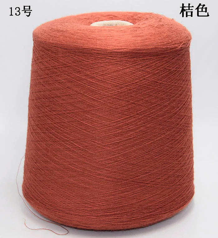 250g Natural Soft Fine 85% Mulberry Silk 15% Cashmere Yarn for Knitting Baby Organic Thin Crochet Sewing Thread X5314