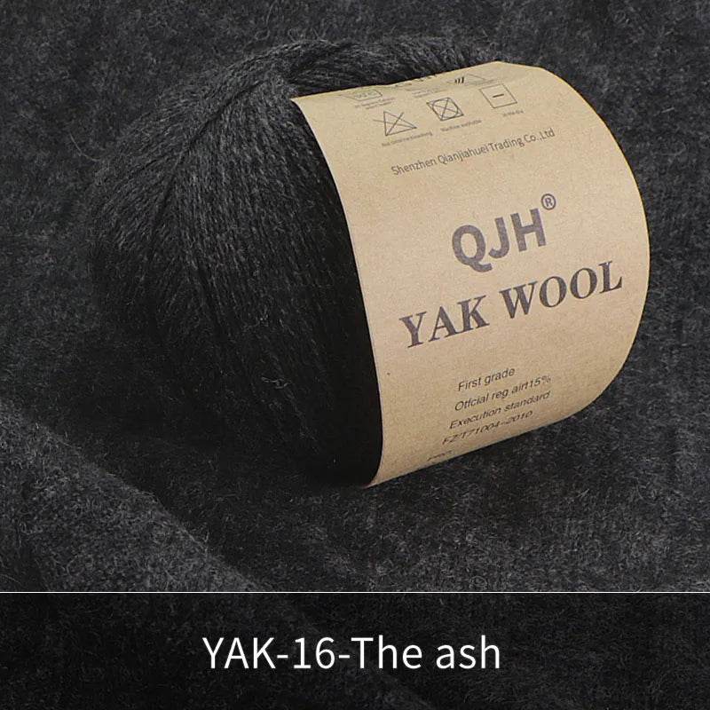 300gram Natural Mongolian Yak Wool Down Organic Mongolian Premium Yak Wool Yarn DIY Handmand Undyed Natural Colour Yarn
