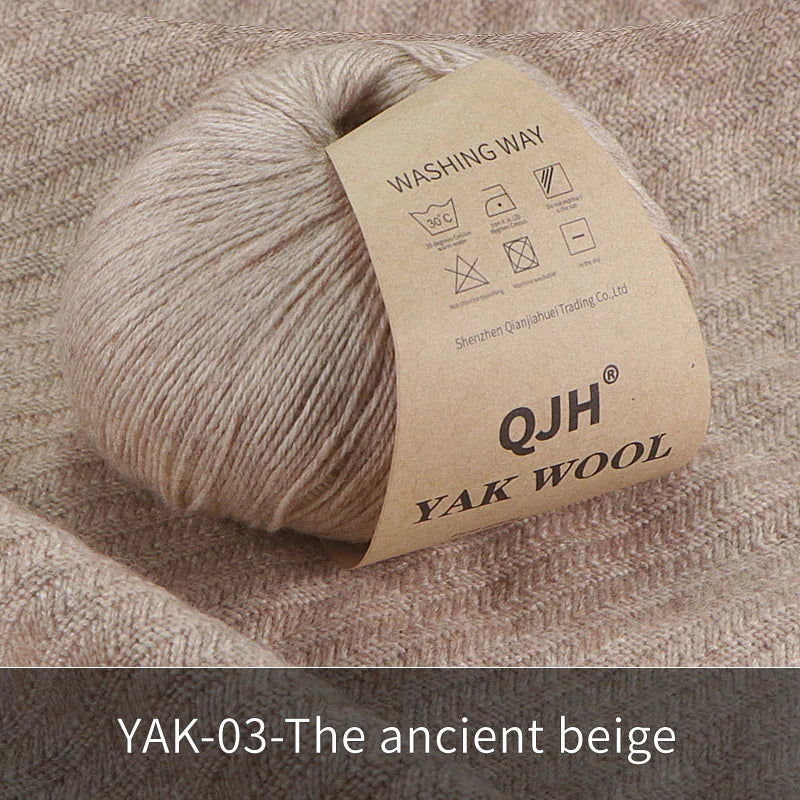 300gram Natural Mongolian Yak Wool Down Organic Mongolian Premium Yak Wool Yarn DIY Handmand Undyed Natural Colour Yarn