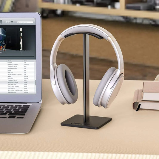 New Bee Z1 Aluminium Alloy Headphone Stand Holder Gaming Headset Stand Rack Desktop Organizer Display Earphone Hanger Bracket