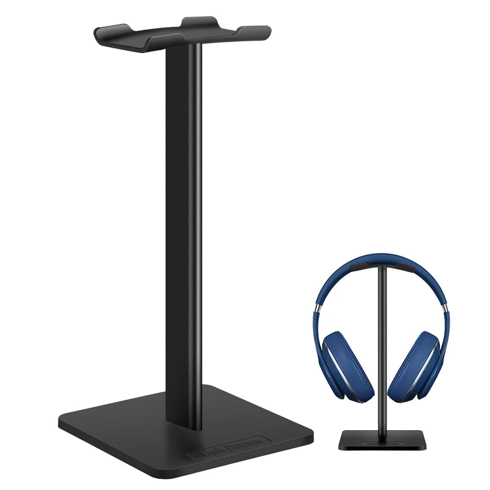 New Bee Z8 RGB Headphones Stand Holder Desk Gaming Headset with 2 USB Ports Cool Display Holder Non-Slip Rubber Base for Gamer