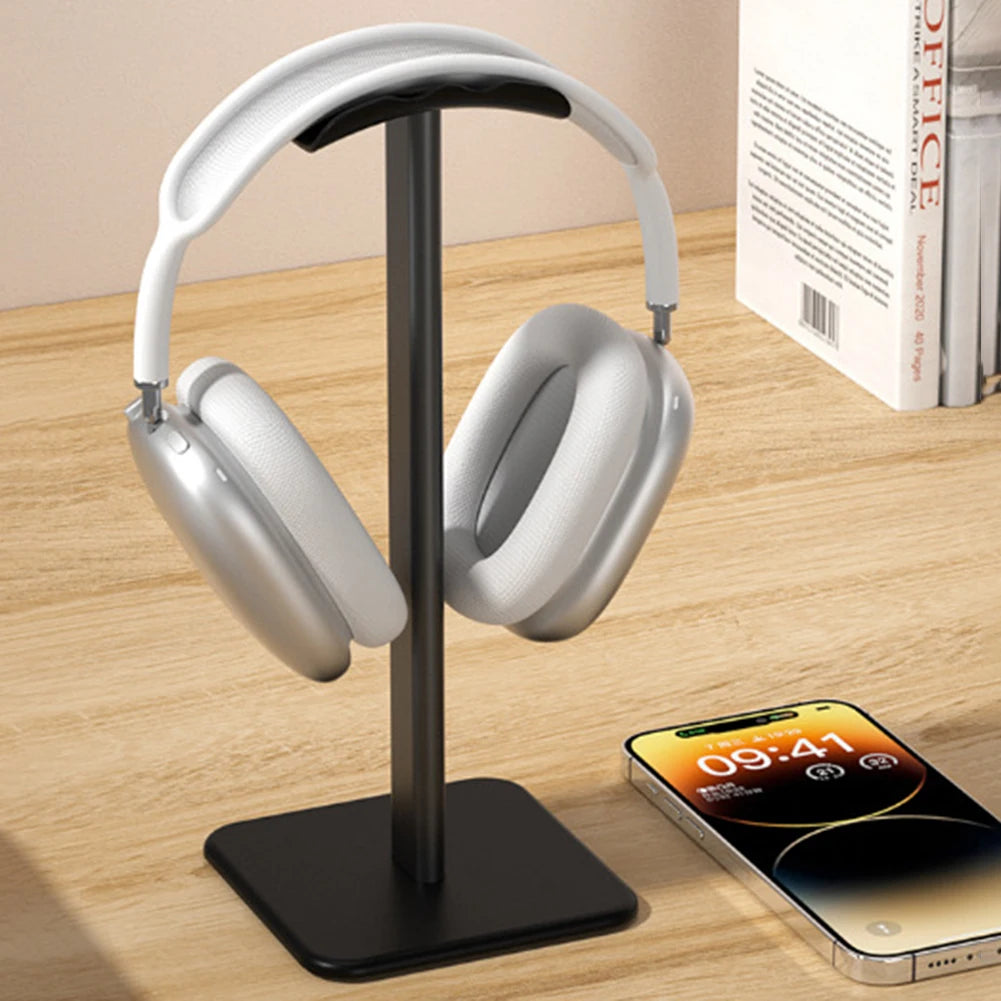 Headphone Stand Rack Non-Slip Headphone Display Holder Stable Aluminum Alloy Curved Support PC Gamer Earphone Accessories
