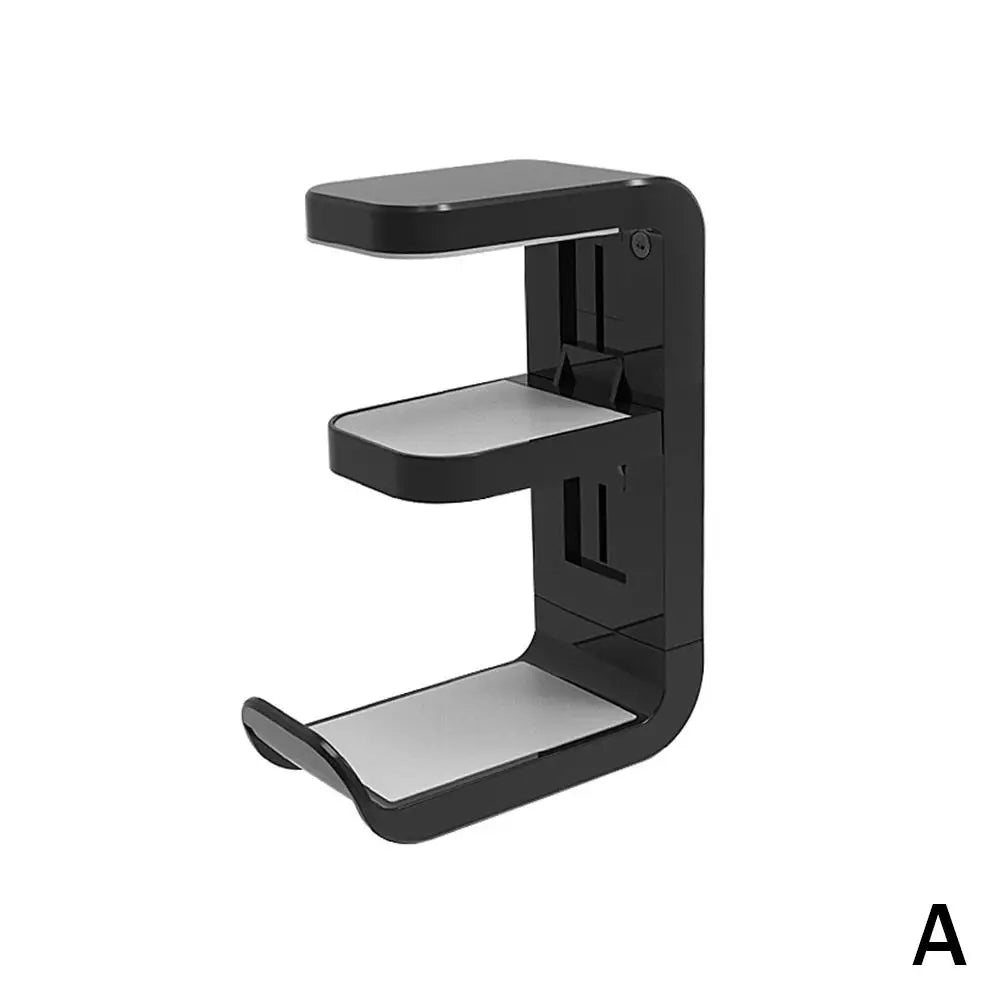 Universal 360° Rotating Headphone Stand Desktop Headset Holder PC Gaming Wall Mount Desk Hanger Hook For Earphone Controller ﻿