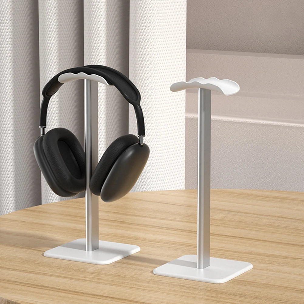 Headphone Stand Rack Non-Slip Headphone Display Holder Stable Aluminum Alloy Curved Support PC Gamer Earphone Accessories
