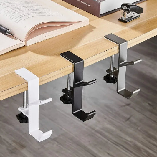 Headphone Holder Hook Hanger Headset Hanger Punch-free Table Side Hook Wall Hanging Racks Holder for Gaming Headphone Organizer
