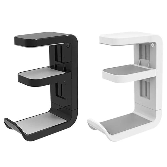 Universal 360° Rotating Headphone Stand Desktop Headset Holder PC Gaming Wall Mount Desk Hanger Hook For Earphone Controller ﻿