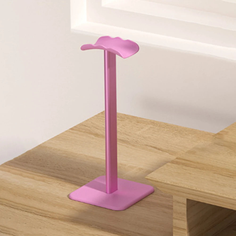 Headphone Stand Rack Non-Slip Headphone Display Holder Stable Aluminum Alloy Curved Support PC Gamer Earphone Accessories