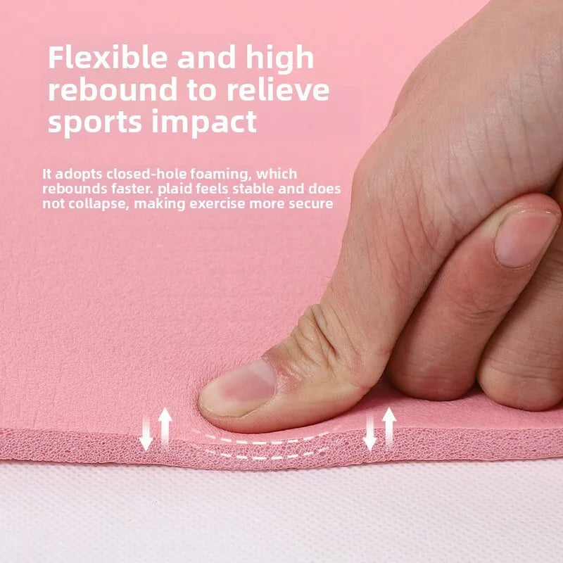 Exercise Mat 200cm Long 80cm Wide 20mm Thick Extra Long Wide Yoga Fitness Gym Home Workout Mat for Pilates Floor Sleeping Pad