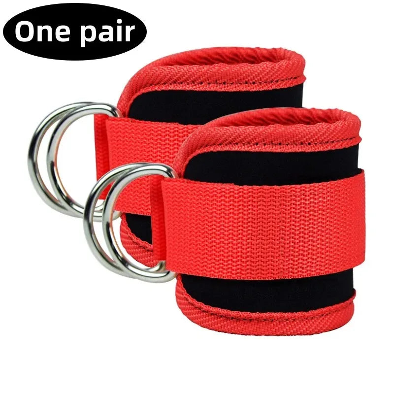 TPE Resistance Bands Ankle Straps Fitness Booty Band Squat Glute Workout Yoga Gym Equipment Guard Leg Strength Safety Extensions