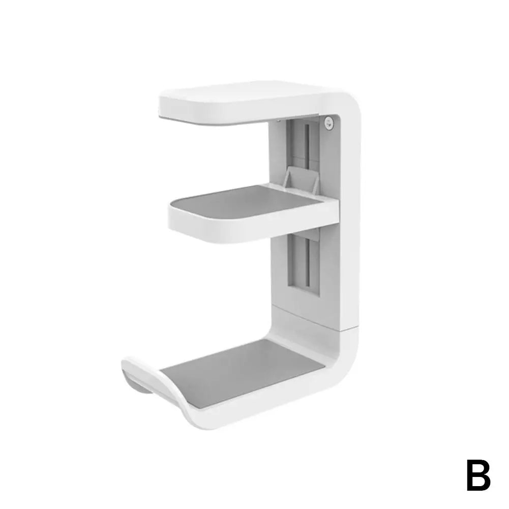 Universal 360° Rotating Headphone Stand Desktop Headset Holder PC Gaming Wall Mount Desk Hanger Hook For Earphone Controller ﻿