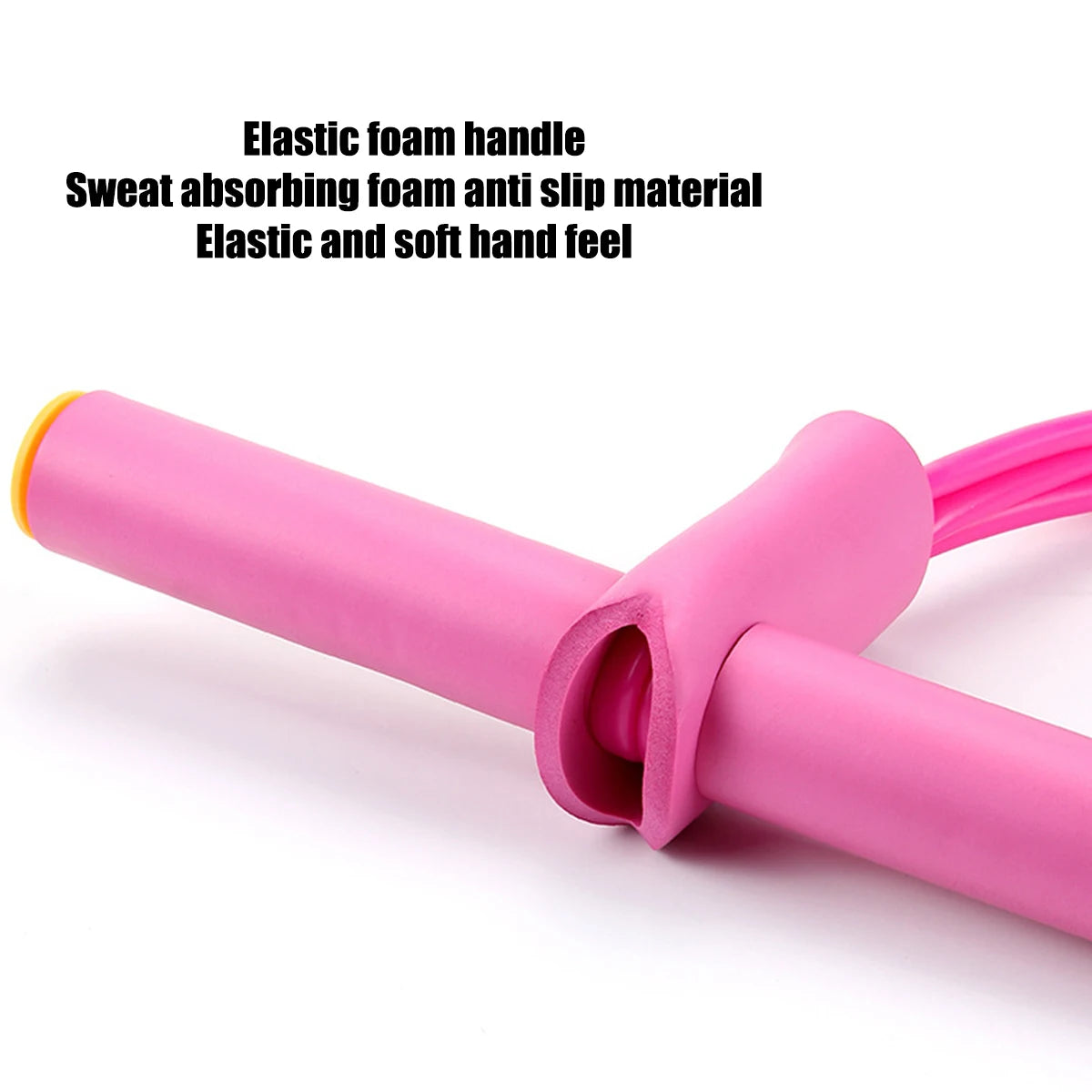 Six-Tube Pedal Tensioner Multi-Functional Household Fitness Equipment Yoga Abdominal Strengthening Elastic Band Tension Rope