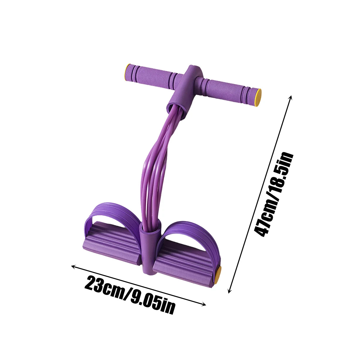 Six-Tube Pedal Tensioner Multi-Functional Household Fitness Equipment Yoga Abdominal Strengthening Elastic Band Tension Rope
