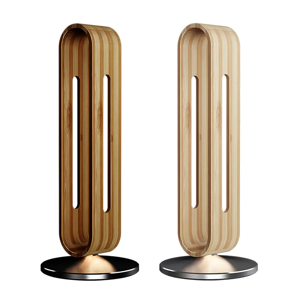 Gaming Headset Hanger Stand Headsets Art Storage Rack Bamboo Wood Aluminum Earphone Display Rack Hanger Holder Bracket