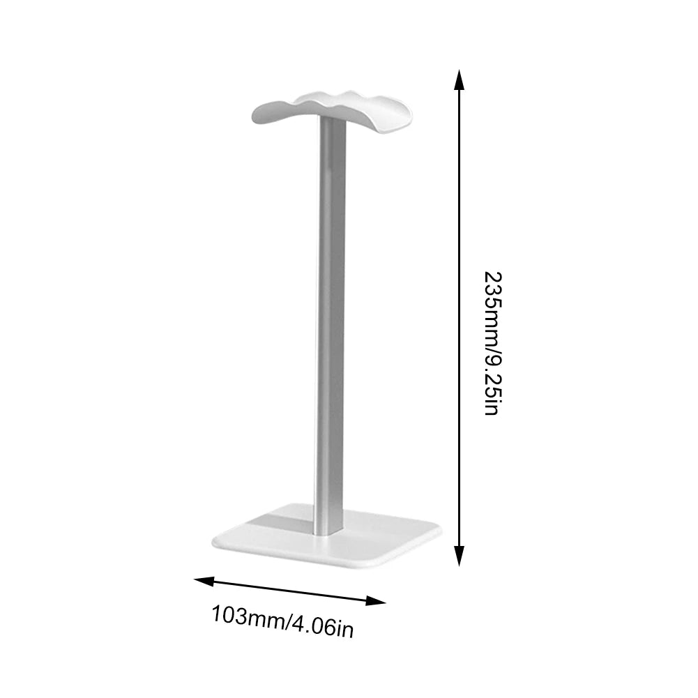 Headphone Stand Rack Non-Slip Headphone Display Holder Stable Aluminum Alloy Curved Support PC Gamer Earphone Accessories