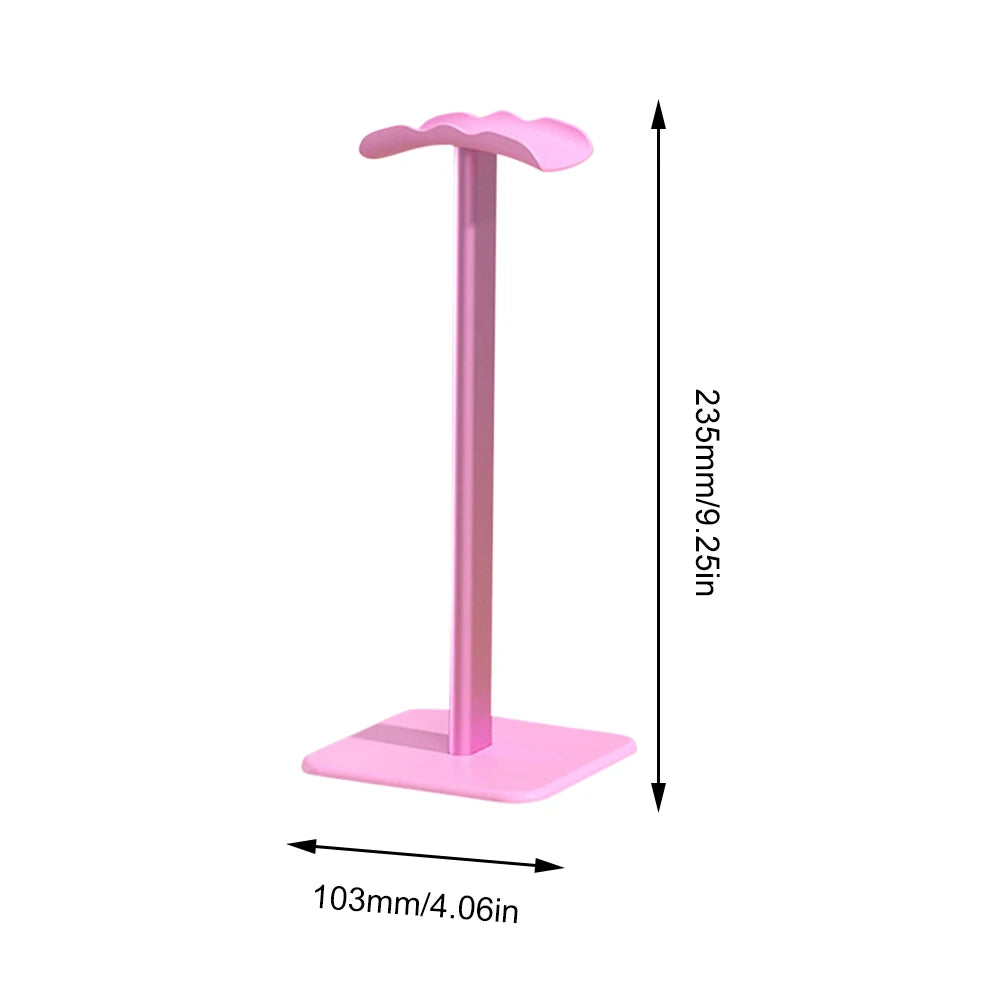 Headphone Stand Rack Non-Slip Headphone Display Holder Stable Aluminum Alloy Curved Support PC Gamer Earphone Accessories
