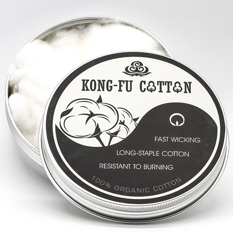 NK 2 x Kong-Fu Cotton Long Fiber Organic Natural Japan Cotton Wick Tasteless