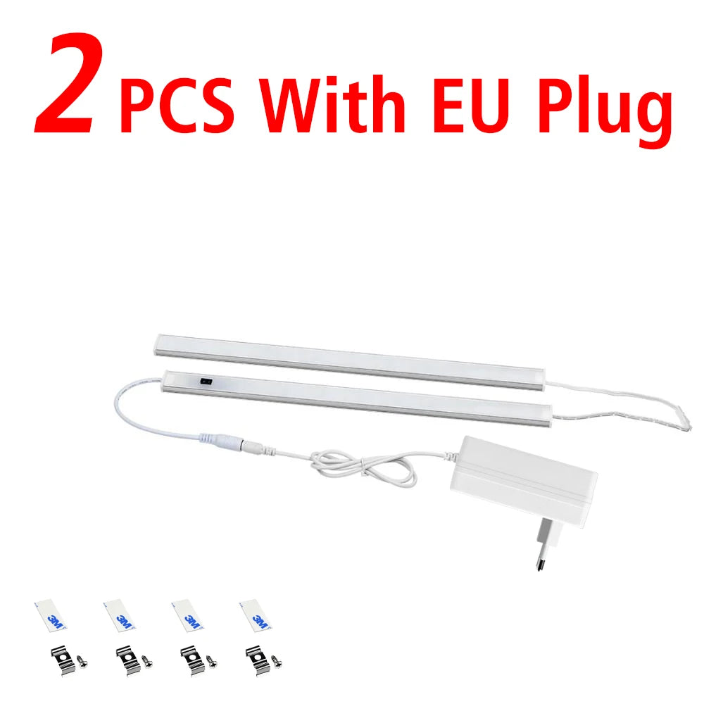 Under Cabinet Sensor Light Furniture LED Light Table Kitchen Lighting Hand Sweep Motion Lamp Concatenation Bars lampara cozinha
