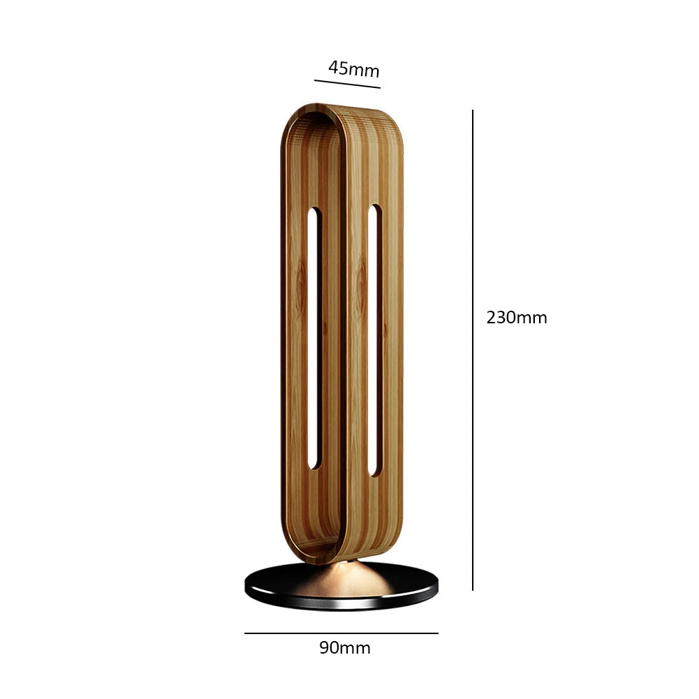 Gaming Headset Hanger Stand Headsets Art Storage Rack Bamboo Wood Aluminum Earphone Display Rack Hanger Holder Bracket