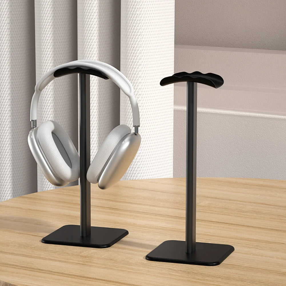 Ergonomic Curved Aluminum Alloy Headphone Display Holder Stable Stand for PC Gamer Accessories