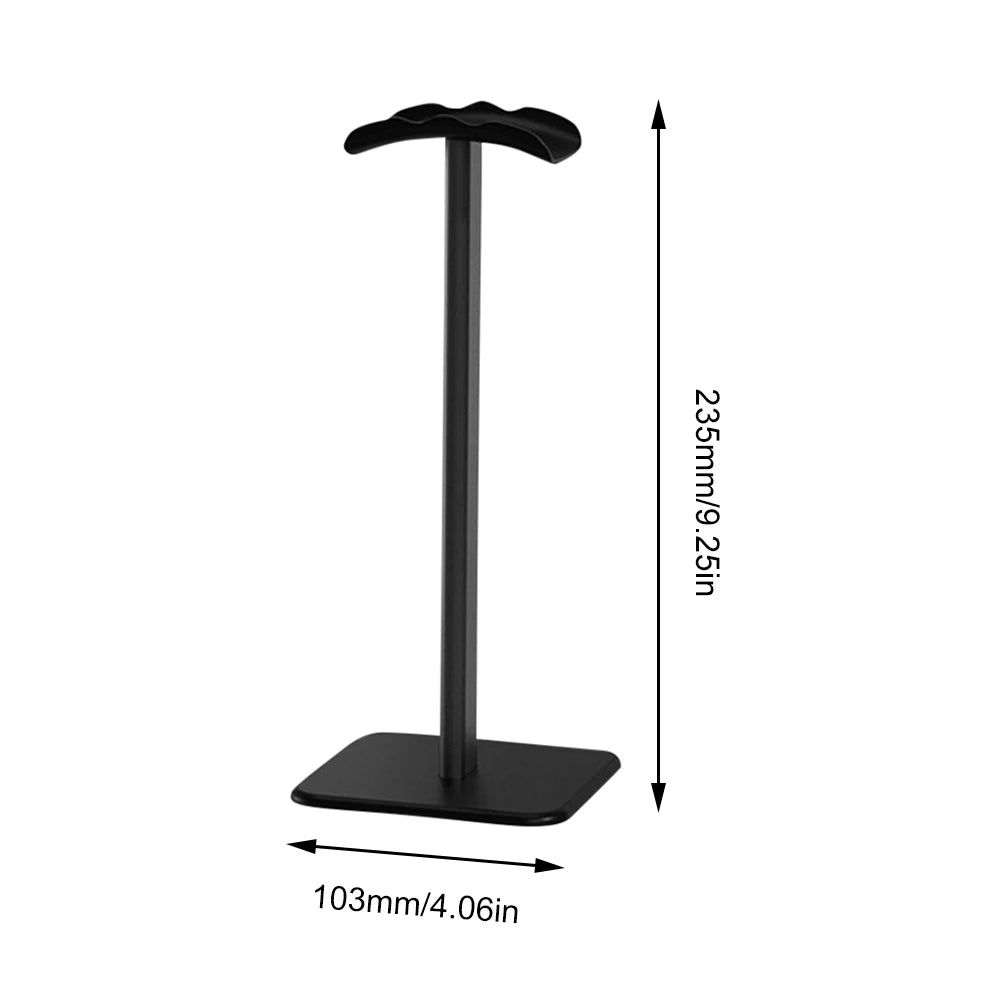 Headphone Stand Rack Non-Slip Headphone Display Holder Stable Aluminum Alloy Curved Support PC Gamer Earphone Accessories
