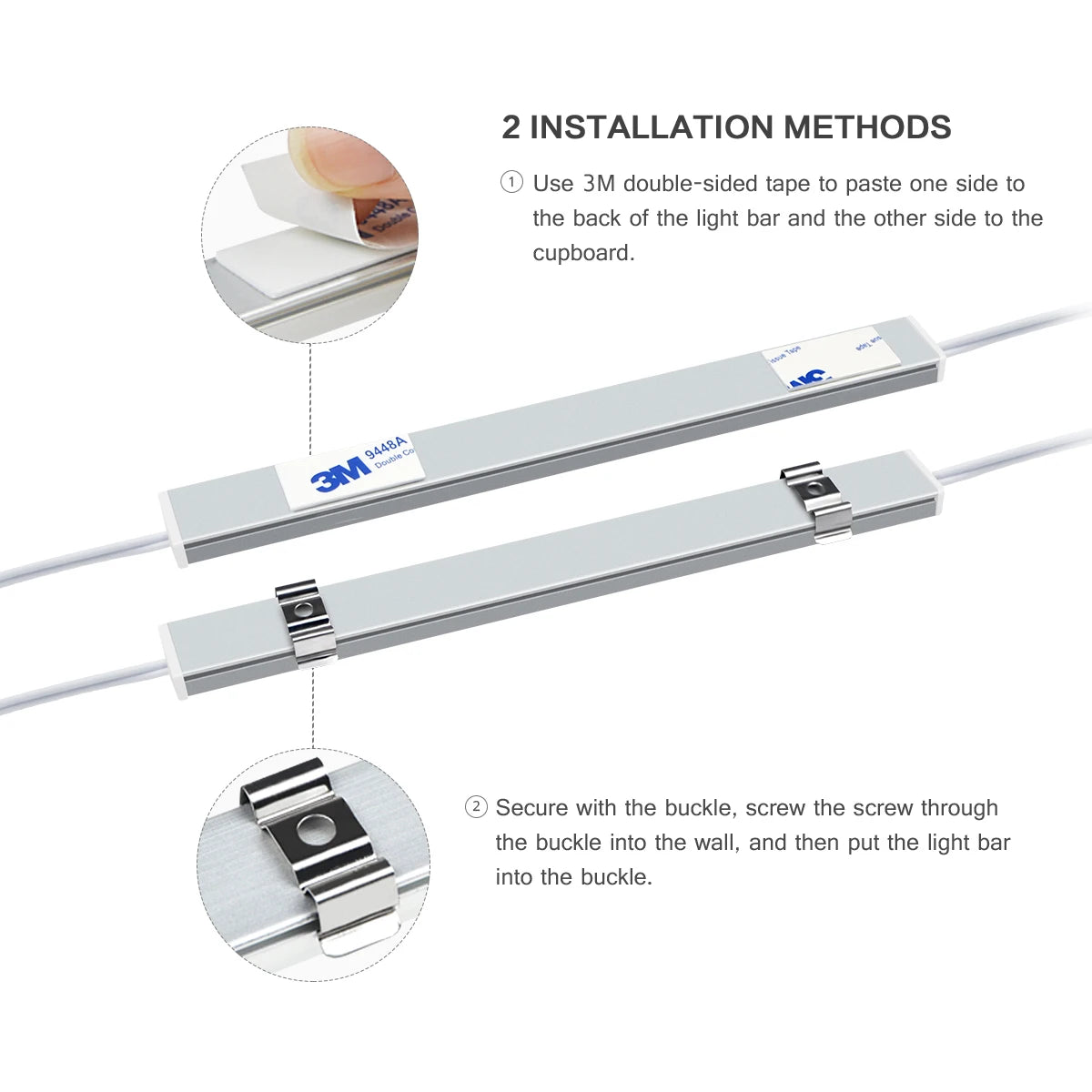 Under Cabinet Sensor Light Furniture LED Light Table Kitchen Lighting Hand Sweep Motion Lamp Concatenation Bars lampara cozinha