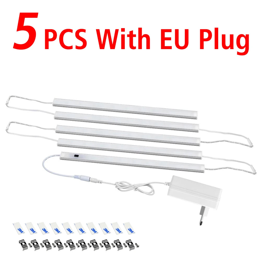 Under Cabinet Sensor Light Furniture LED Light Table Kitchen Lighting Hand Sweep Motion Lamp Concatenation Bars lampara cozinha