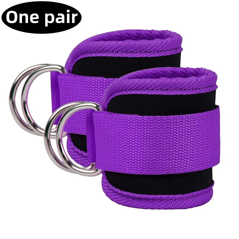 TPE Resistance Bands Ankle Straps Fitness Booty Band Squat Glute Workout Yoga Gym Equipment Guard Leg Strength Safety Extensions