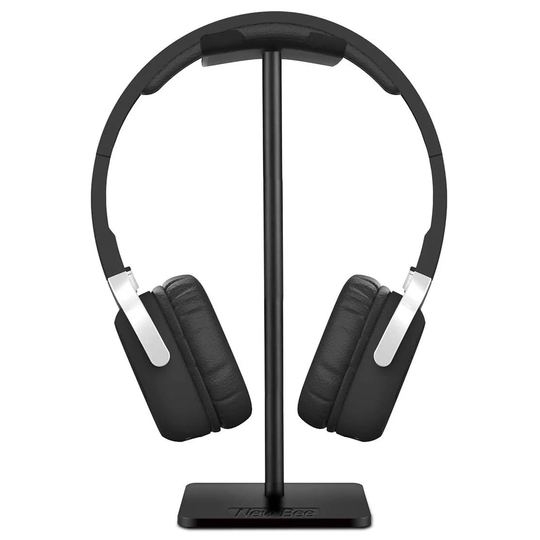 New Bee Z8 Headphones Stand RGB Gaming Holder with 2 USB Ports Desk Headset Cool Display Holder Non-Slip Rubber Base for Gamer