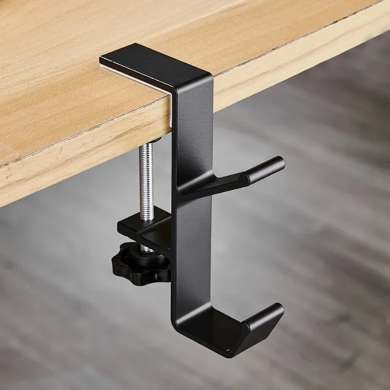 Headphone Holder Hook Hanger Headset Hanger Punch-free Table Side Hook Wall Hanging Racks Holder for Gaming Headphone Organizer