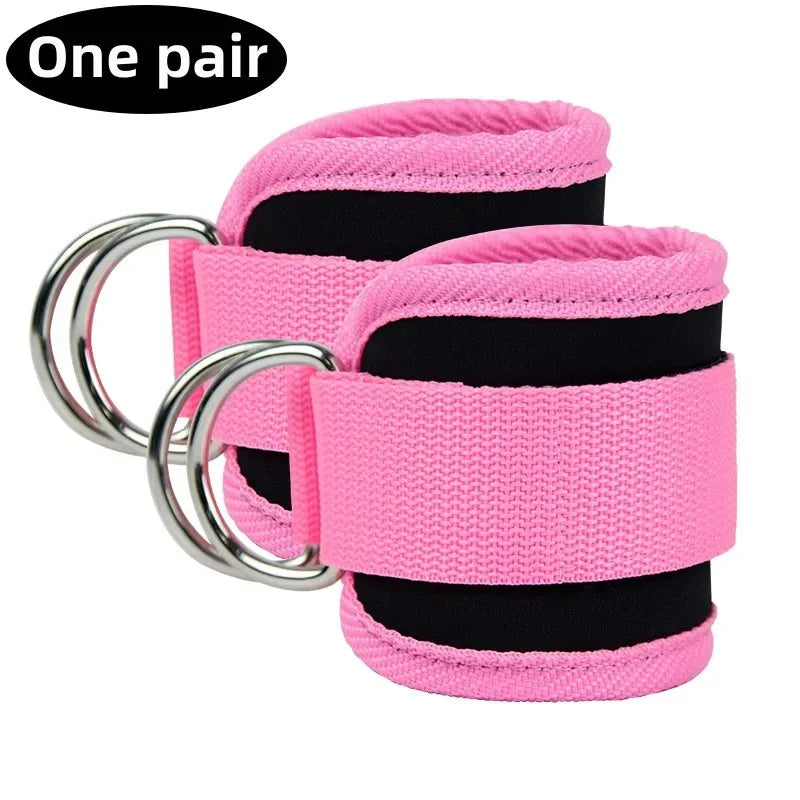 TPE Resistance Bands Ankle Straps Fitness Booty Band Squat Glute Workout Yoga Gym Equipment Guard Leg Strength Safety Extensions