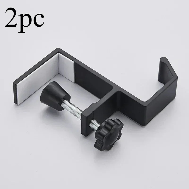 1/2pc Adjustable Desk Edge Hook Gaming Headset Desk Hanger Backpack Storage Hanging Hook Holder Punch-free Home Office Organizer